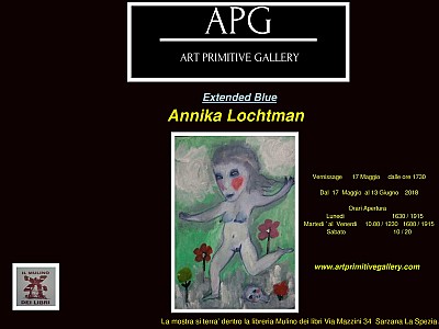 Art Primitive Gallery e' lieta di presentare  Annika Lochtman Extended Blue