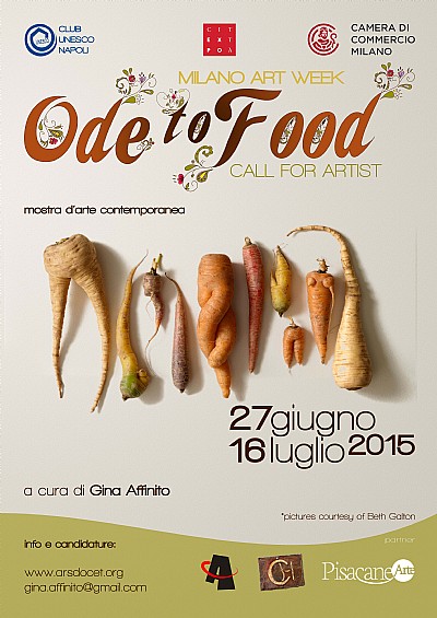 Call for Artist Ode to food Milano Art Week