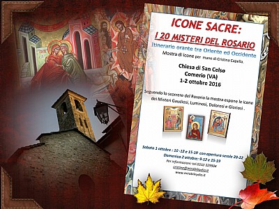 Comerio 2016- ICONE SACRE: I 20 MISTERI DEL ROSARIO.