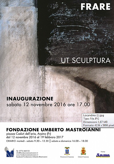 GIANCARLA FRARE. UT SCULPTURA