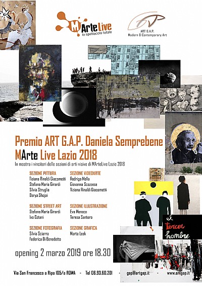 Premio Art G.A.P. Daniela Semprebene  MArteLiveLazio2018