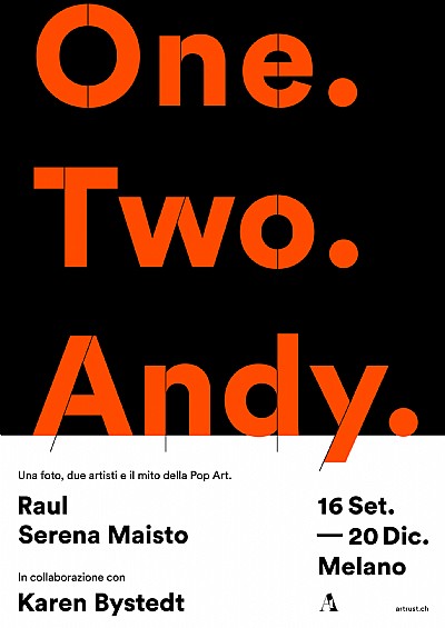 One. Two. Andy: dal 16 settembre la nuova mostra curata da Artrust a Melano (CH)