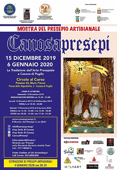 MOSTRA DEL PRESEPIO ARTIGIANALE CANOSAPRESEPI 21a Edizione