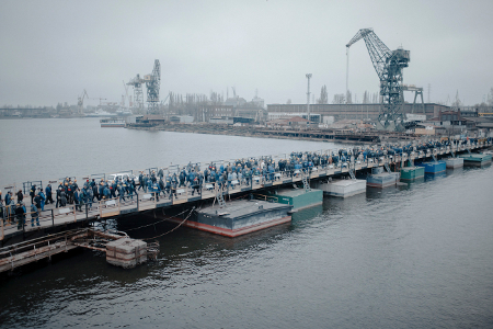 Mostra personale di Micha#322; Szlaga STOCZNIA/CANTIERE NAVALE Documenti di perdita