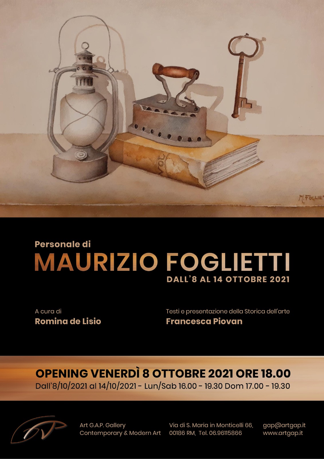 Personale dell#8217;artista Maurizio Foglietti