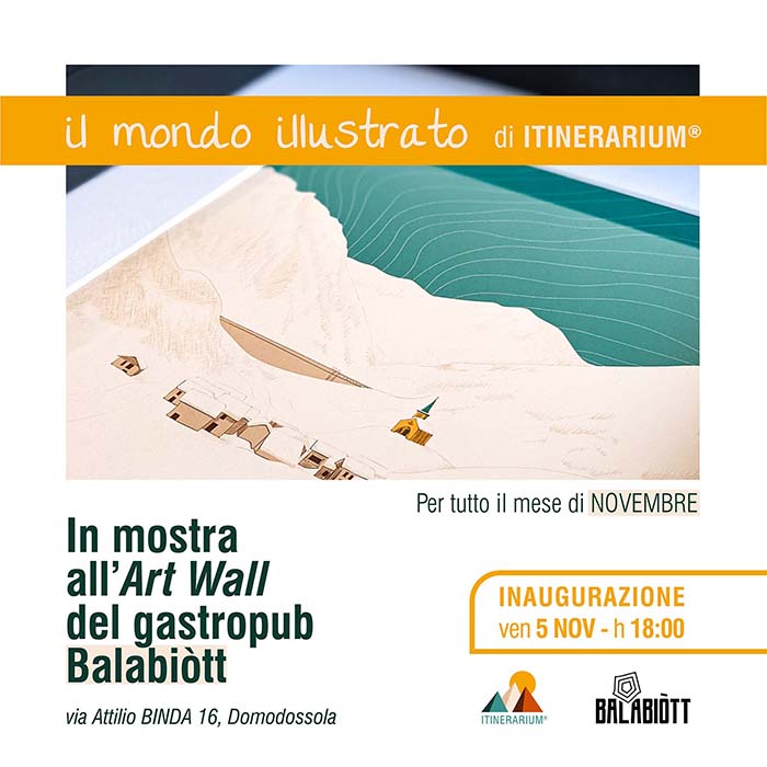 In mostra: il mondo illustrato di ITINERARIUM