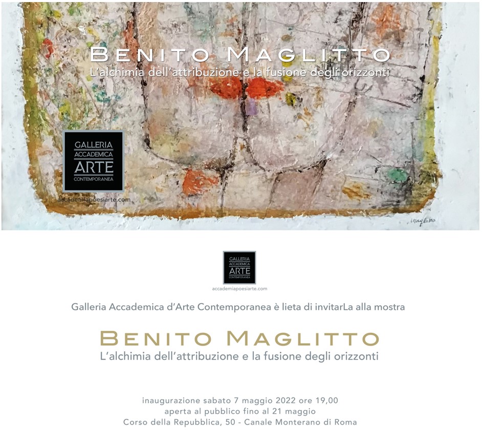 La Galleria Accademica presenta Benito Maglitto.