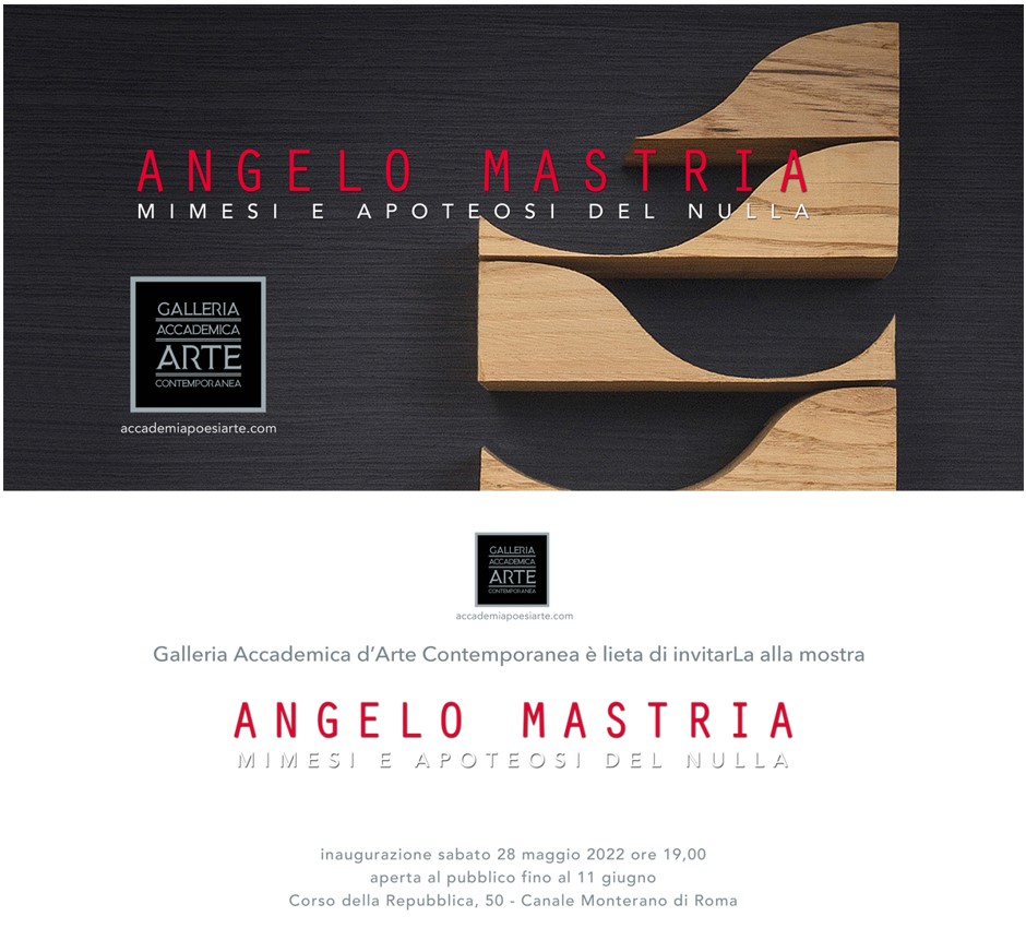 La Galleria Accademica presenta Angelo Mastria.