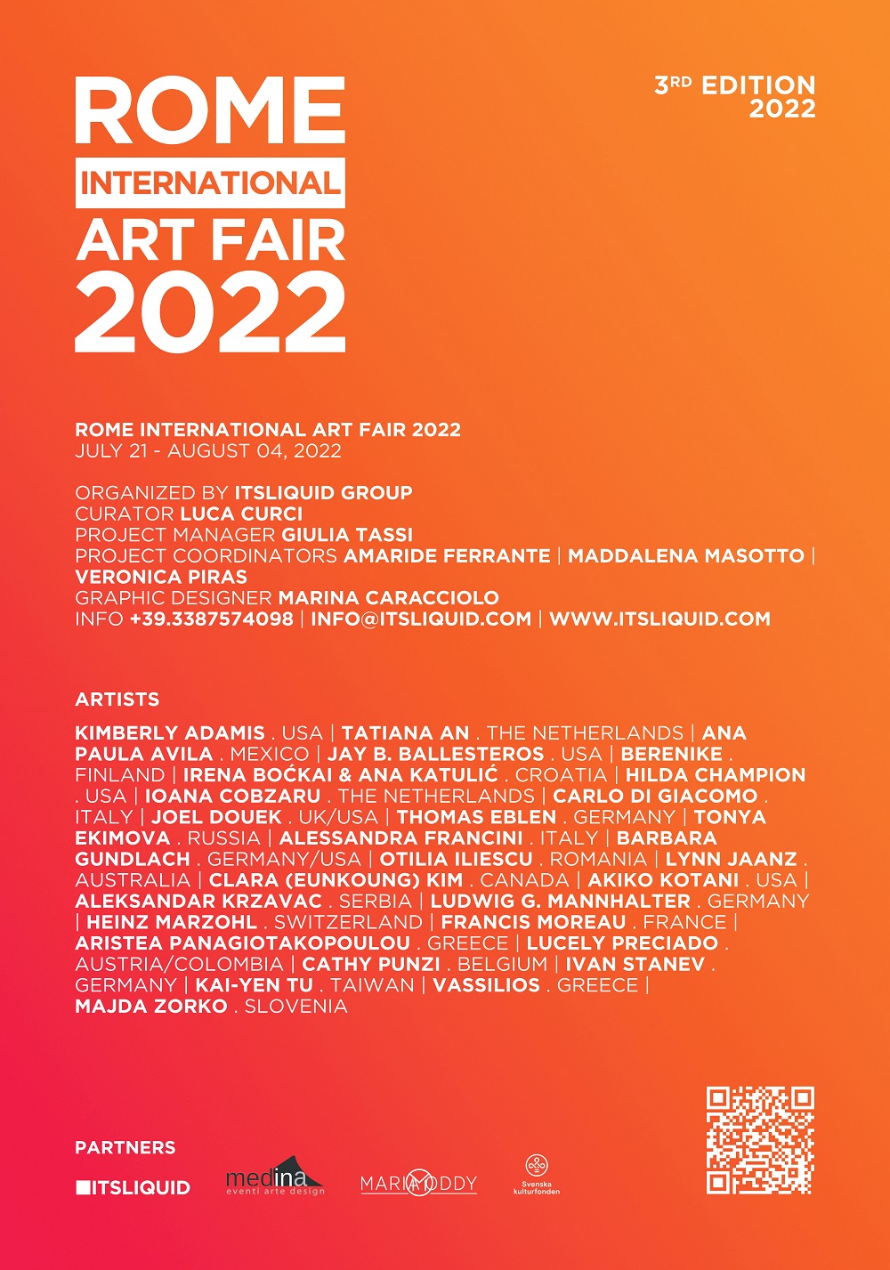 ROME INTERNATIONAL ART FAIR 2022 - 3rd Edition