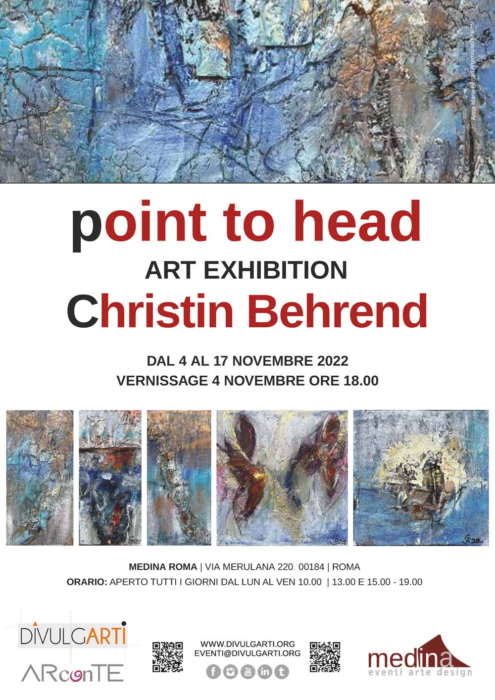 Mostra personale di Christin Behrend Above