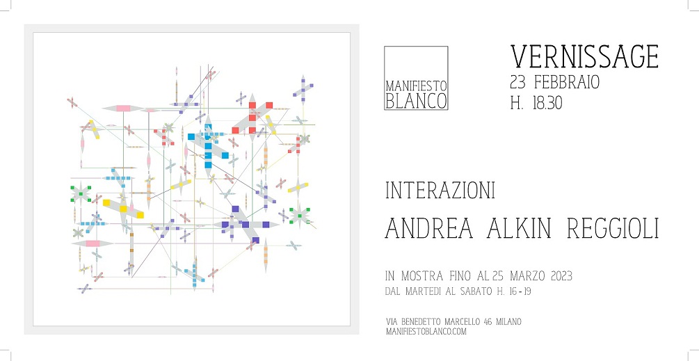 Mostra INTERAZIONI - Andrea Alkin Reggioli @ Manifiesto Blanco