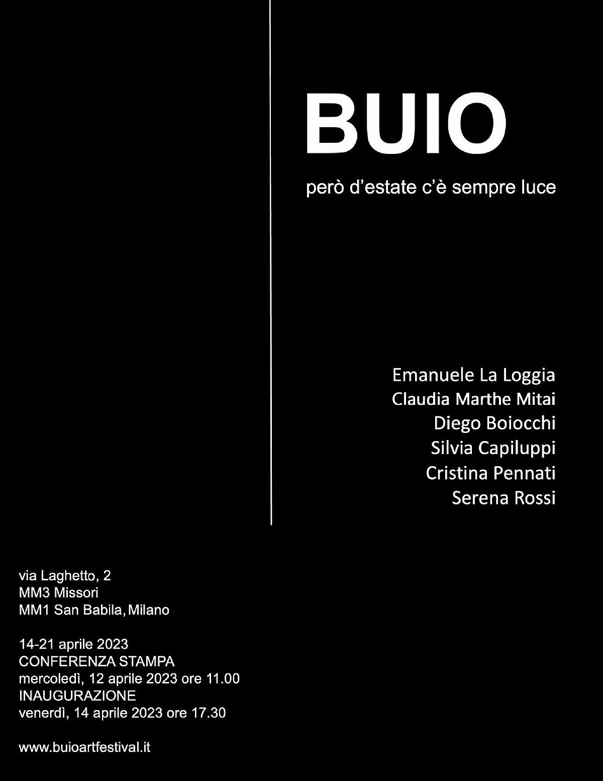 Buio Art Festival 2023