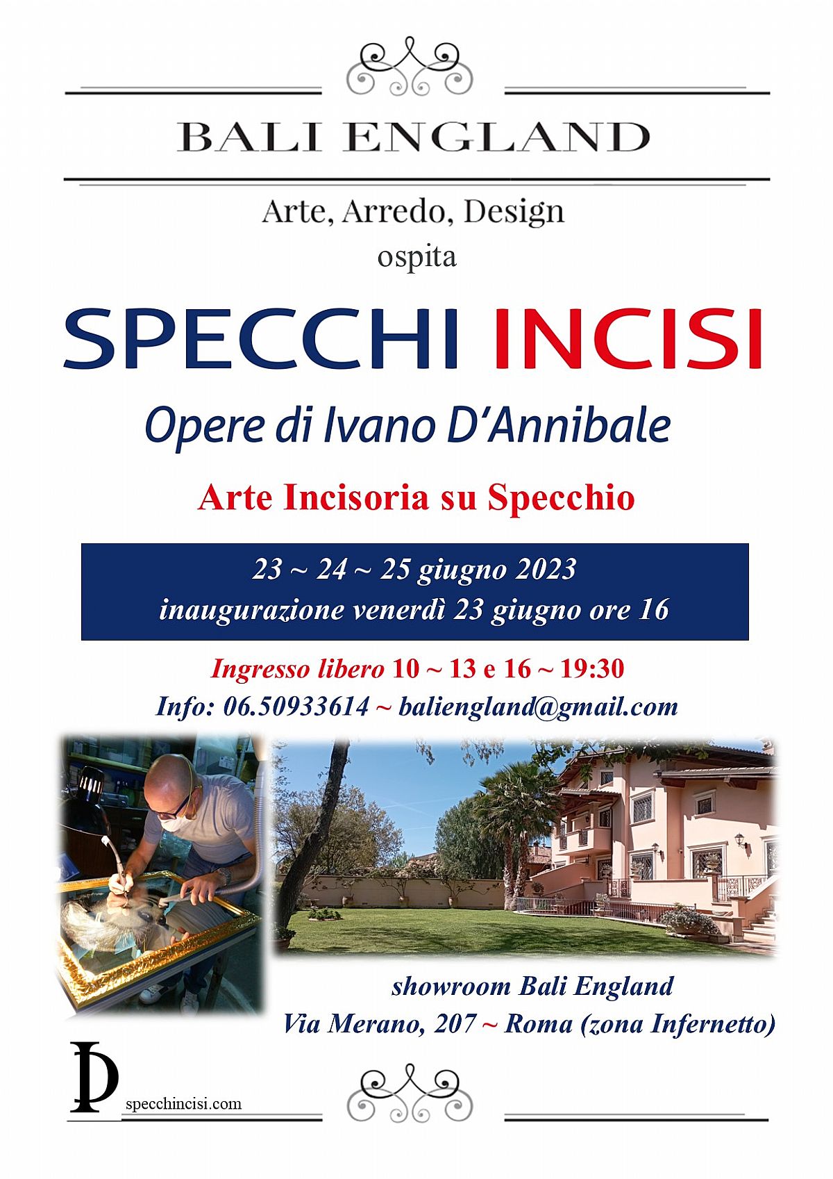 SPECCHI INCISI - OPERE DI IVANO D'ANNIBALE