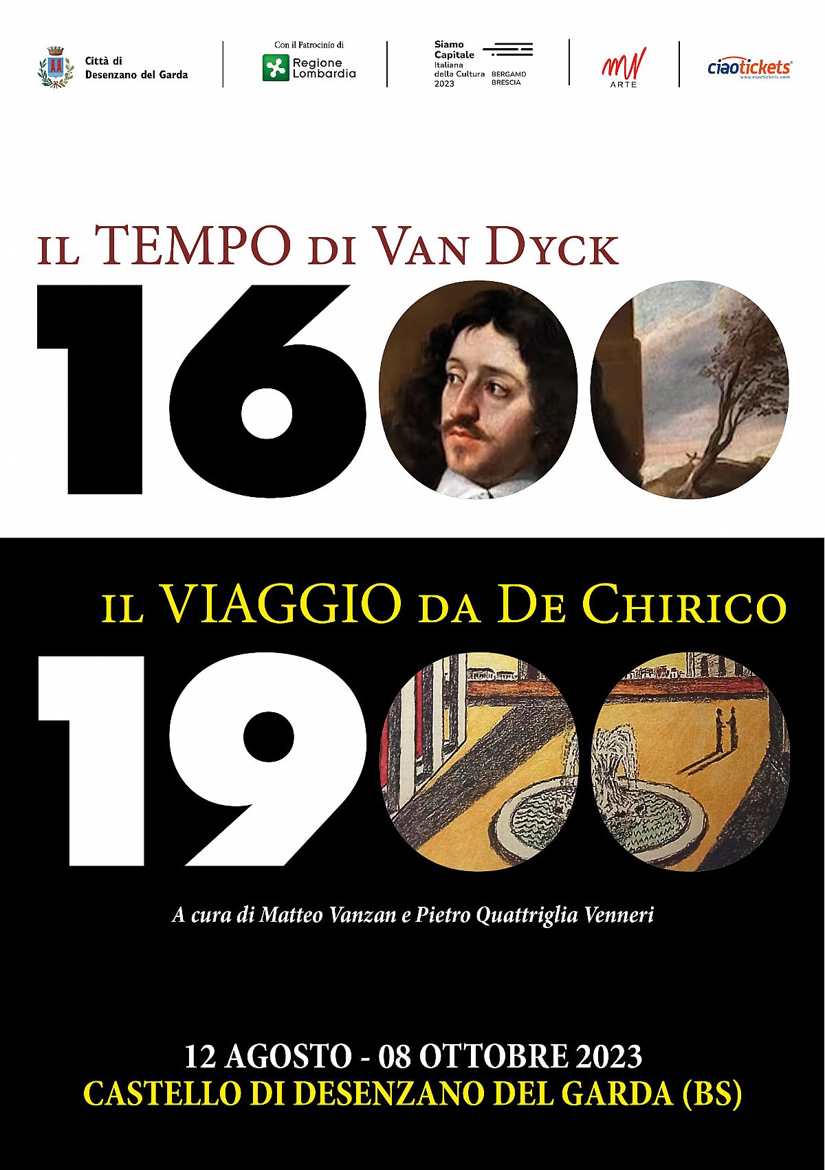 1600: l'epoca di Van Dyck / 1900: il viaggio da de Chirico