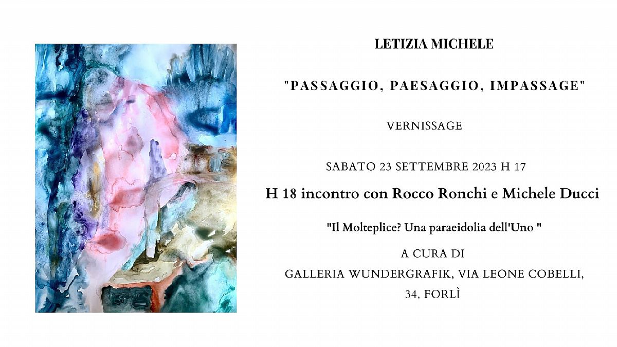 Passaggio, Peasaggio, Impassage. - Letizia Michele