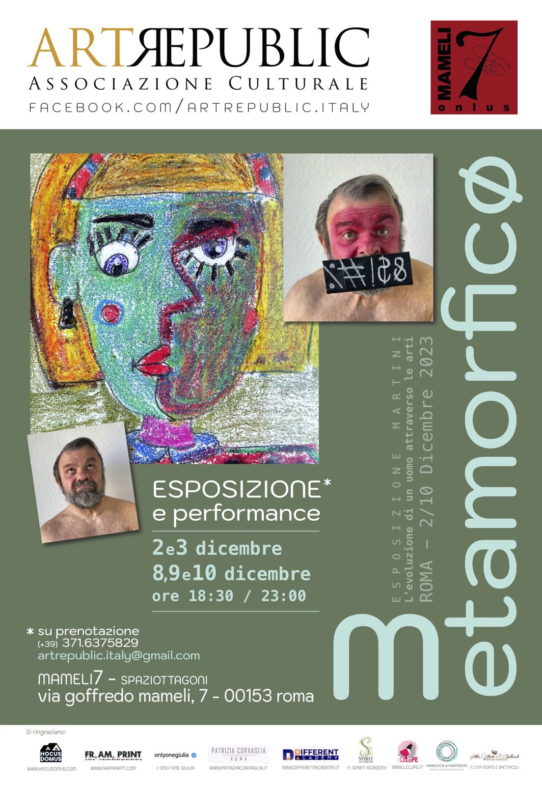 Metamorfic#248;, Esposizione Martini