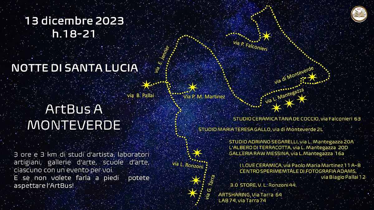 Art Bus a Monteverde per la Notte di Santa Lucia