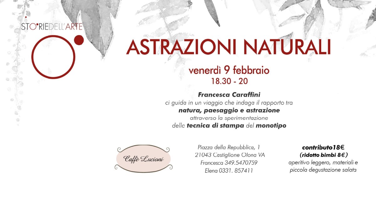 Storie dell'Arte: Astrazioni naturali