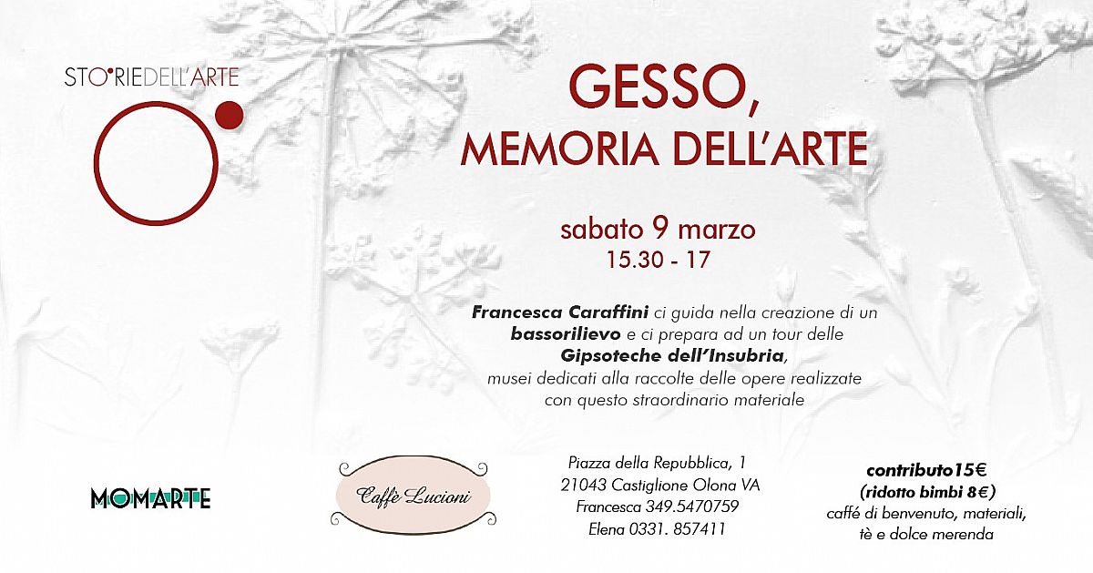 Storie dell'Arte: Gesso, memoria dell'arte