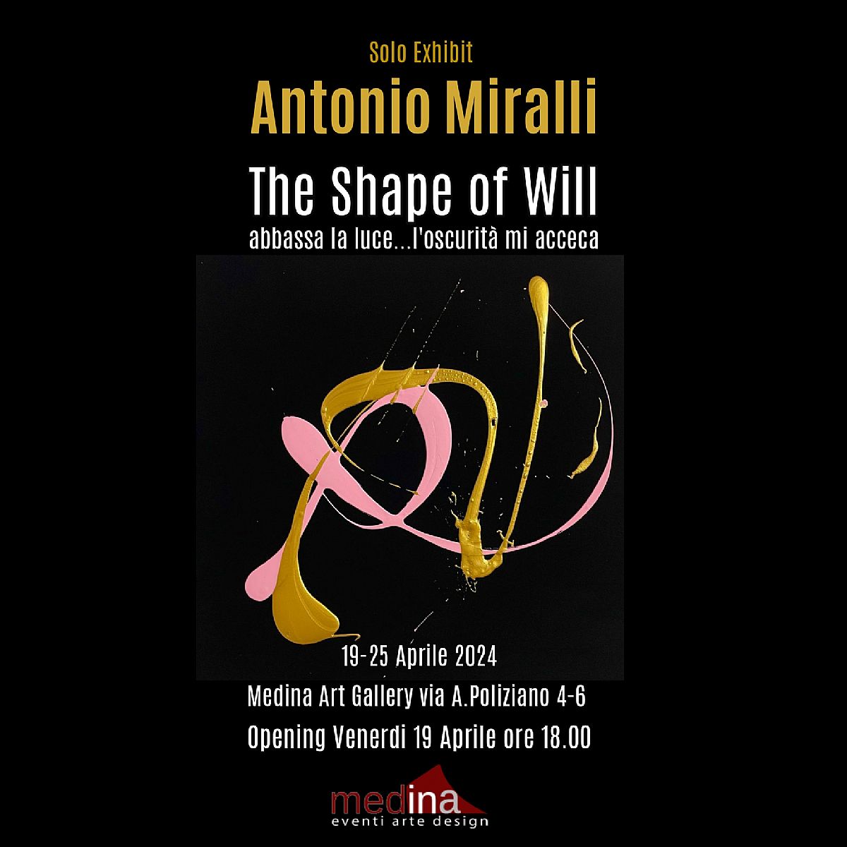 THE SHAPE OF WILL. abbassa la luce .... l'oscurit#224; mi acceca