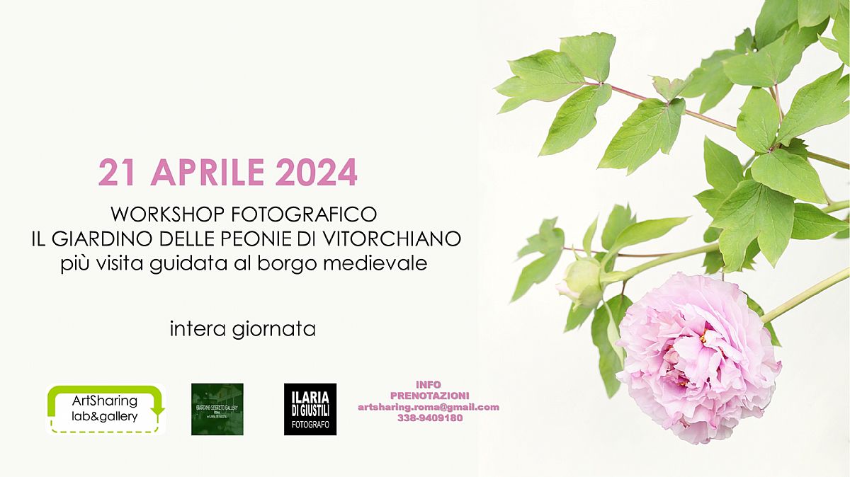 Il parco delle Peonie a Vitorchiano: workshop fotografico con Ilaria Di Giustili