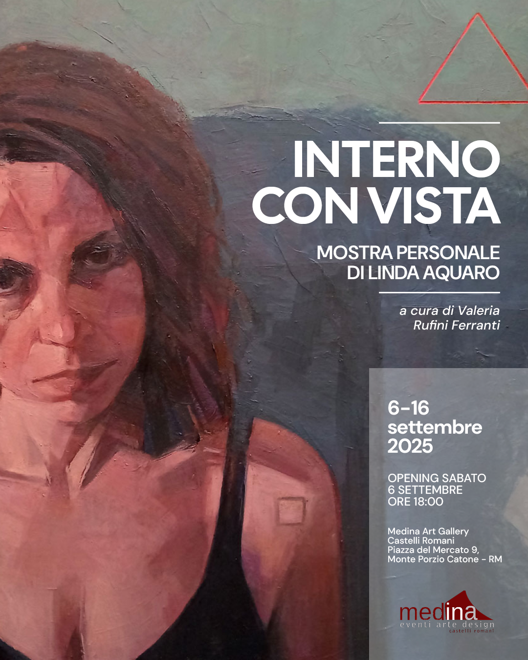 Interno con vista, mostra personale di Linda Aquaro