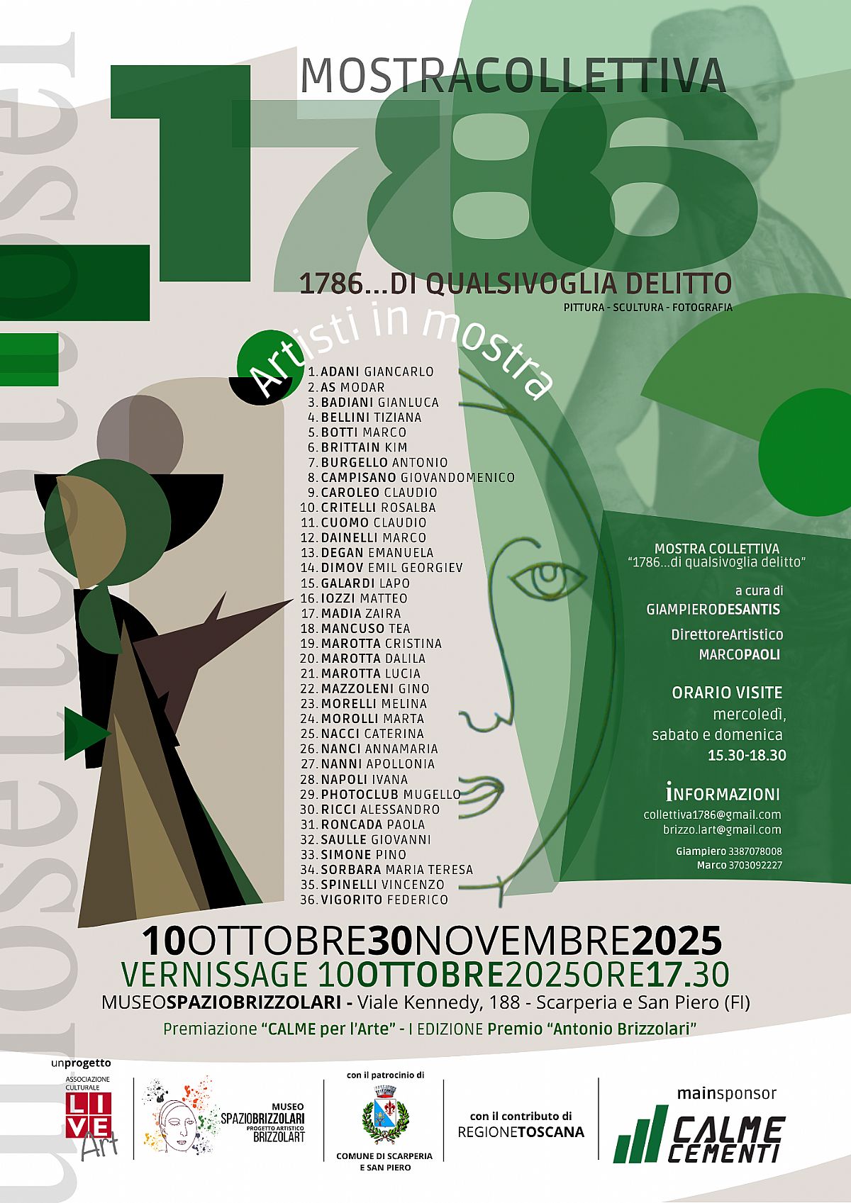 Mostra collettiva 1786...di qualsivoglia delitto