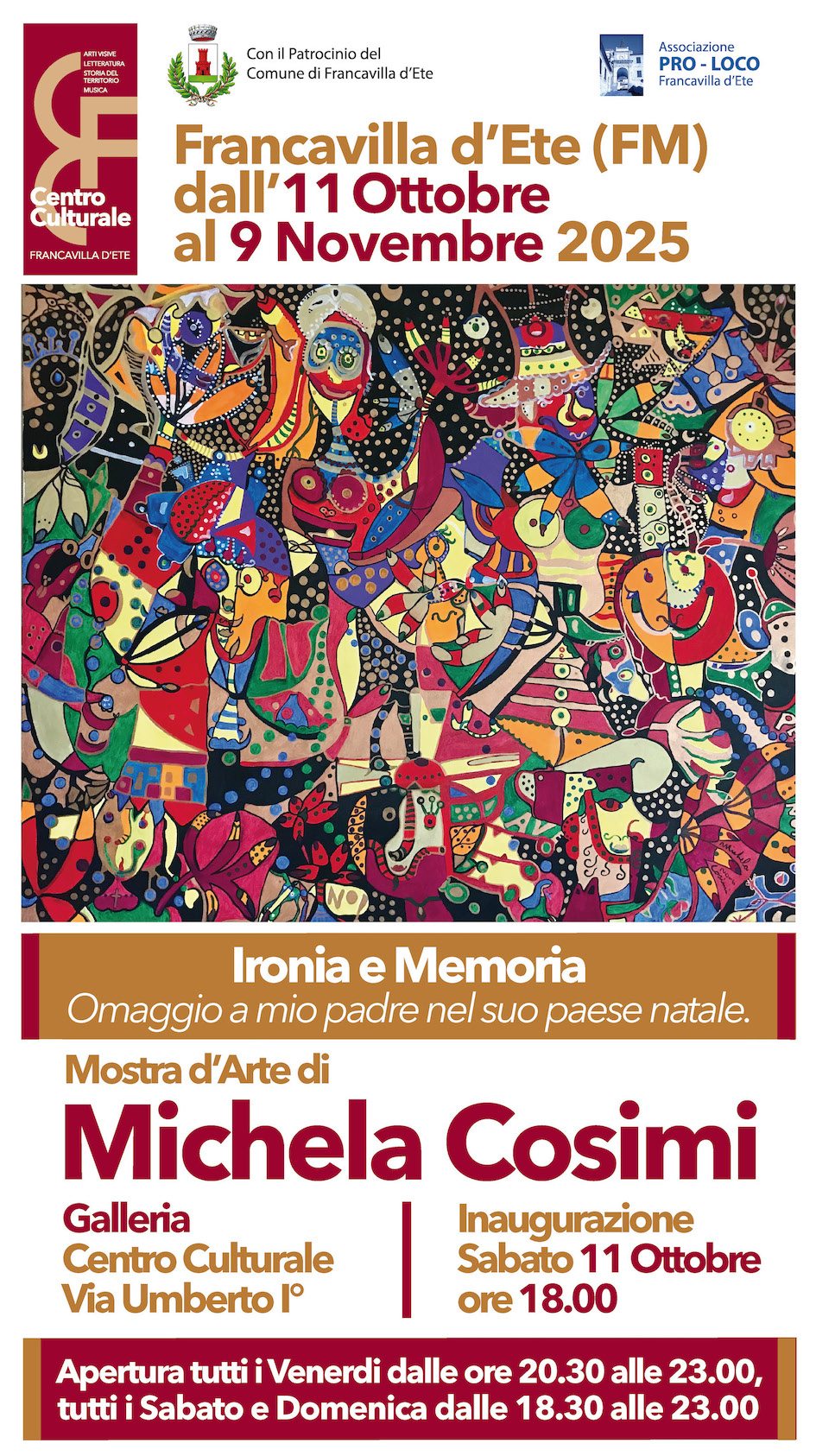 Mostra d'Arte di Michela Cosimi