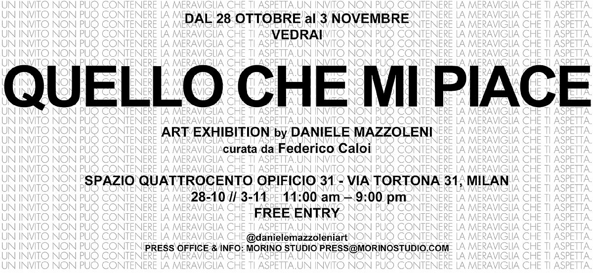 Quello che mi piace #8211; Daniele Mazzoleni
