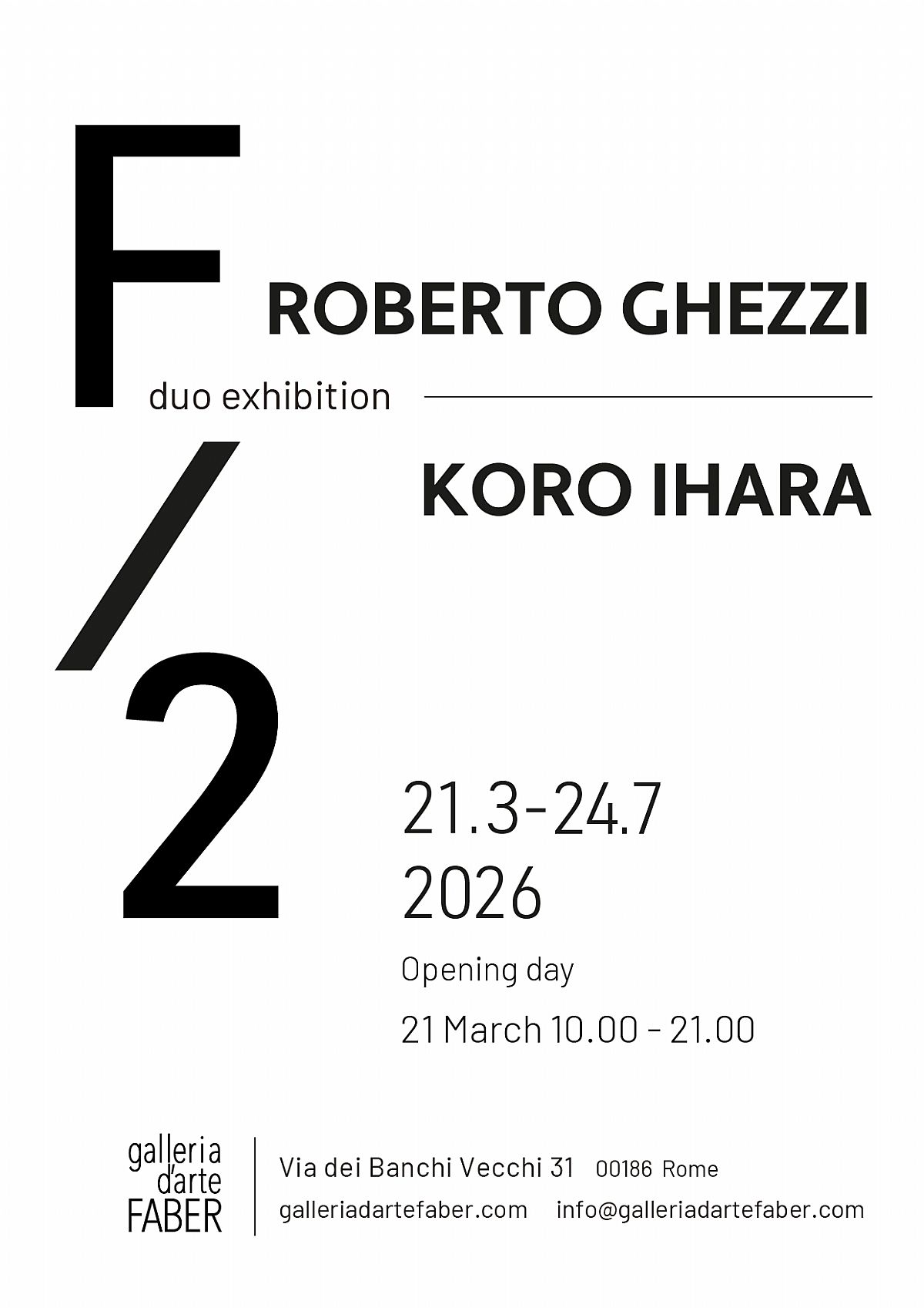 Roberto Ghezzi e Koro Ihara #8211; F/2