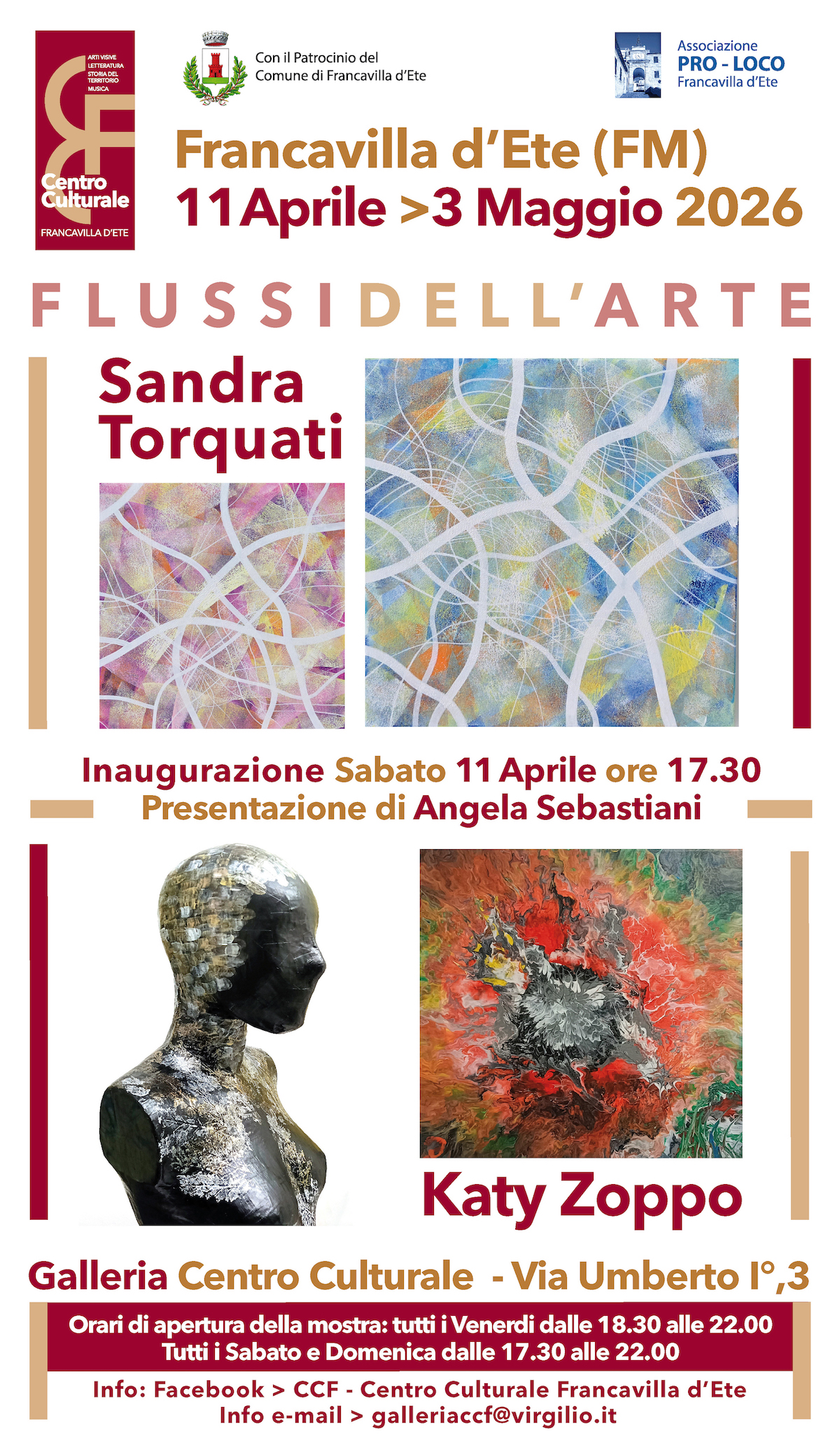 Mostra d'Arte di Sandra Torquati e Katy Zoppo