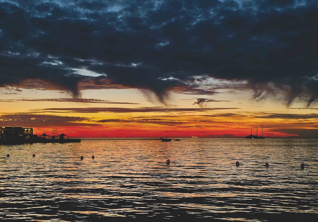 Flash sulla Barcolana: alle luci della sera