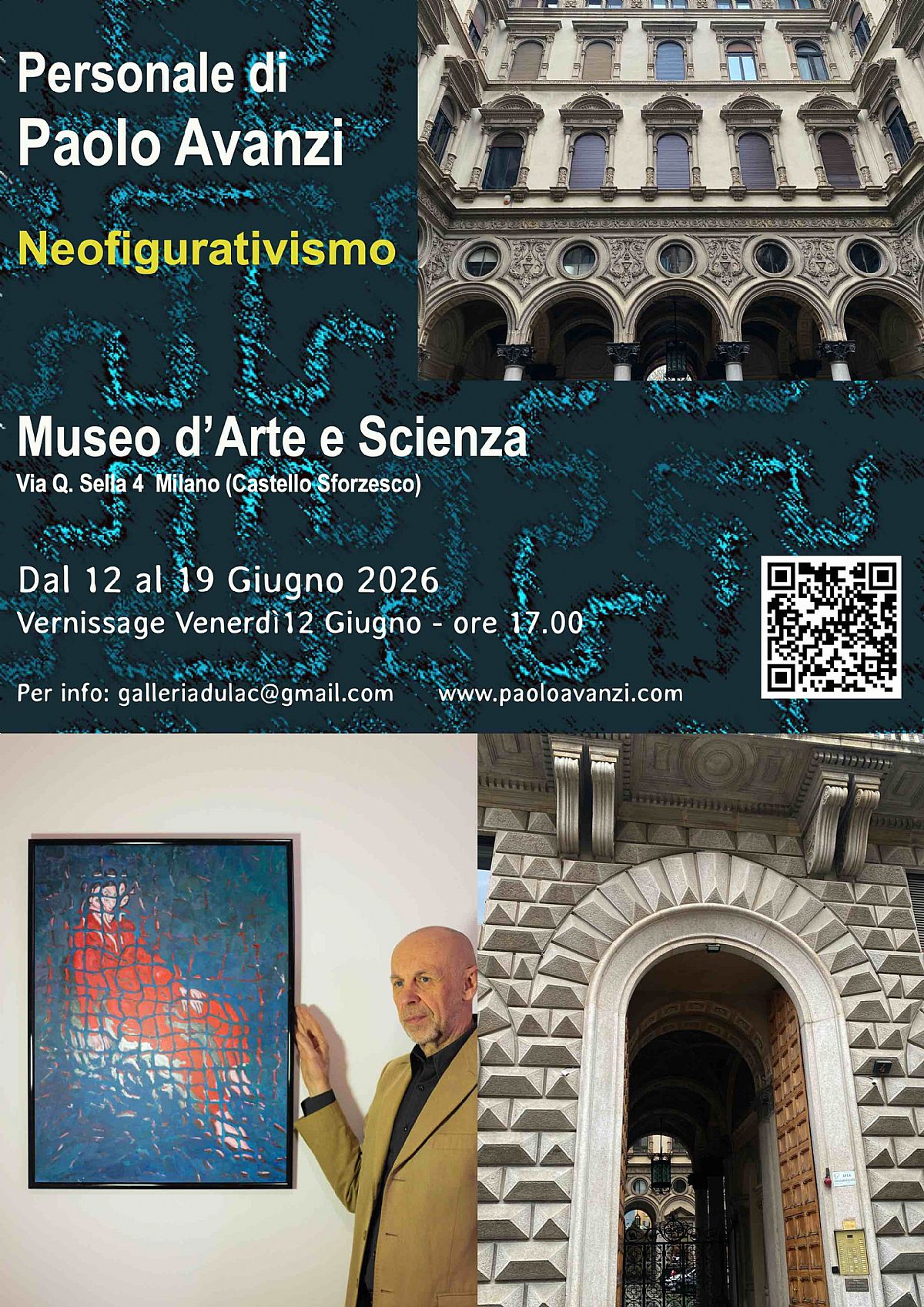 Neofigurativismo: Paolo Avanzi in mostra al Museo d#8217;Arte e Scienza di Milano