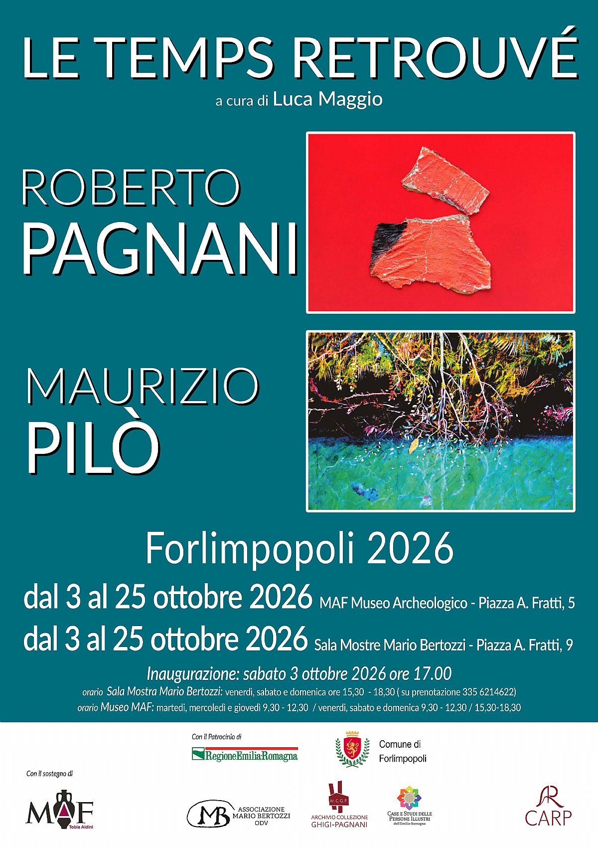 Roberto Pagnani e Maurizio Pil#242; - Le Temps Retrouv#233;.