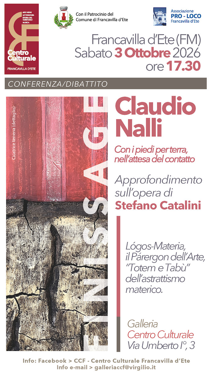 Claudio Nalli -Conferenza/Dibattito