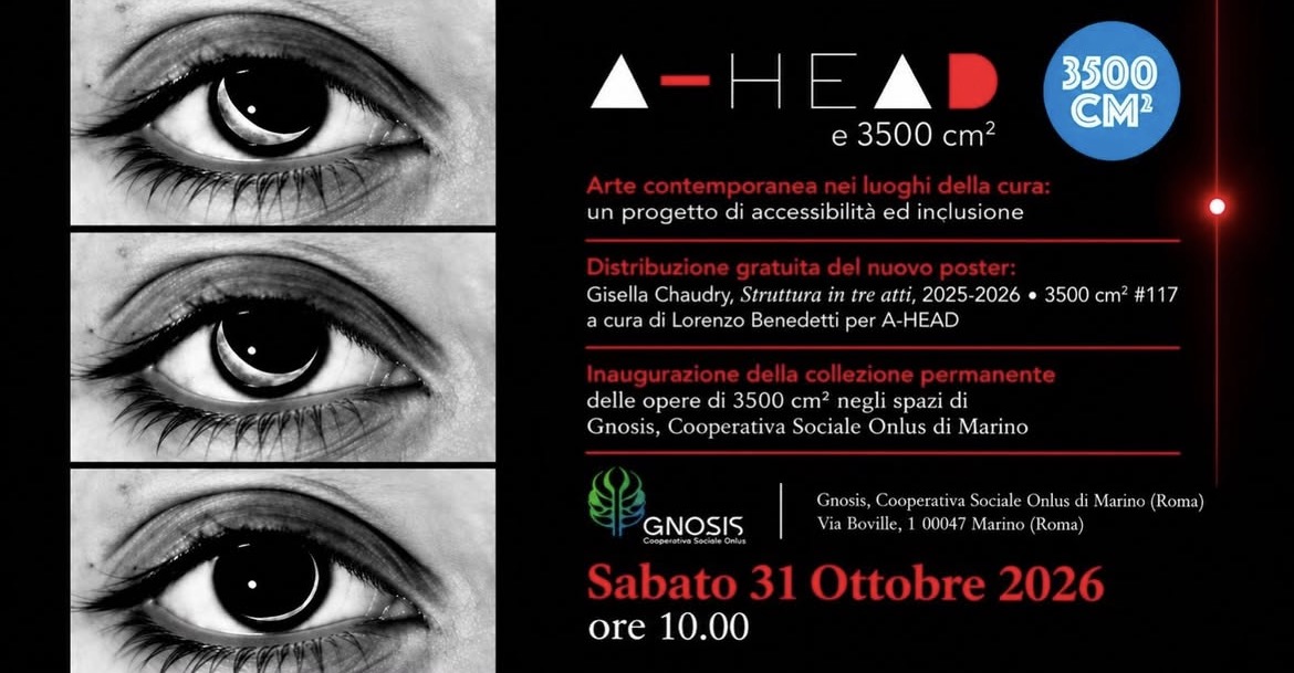 A-HEAD Project e 3500 cm#178;: l#8217;arte contemporanea entra negli spazi della cura di Gnosis a Marino