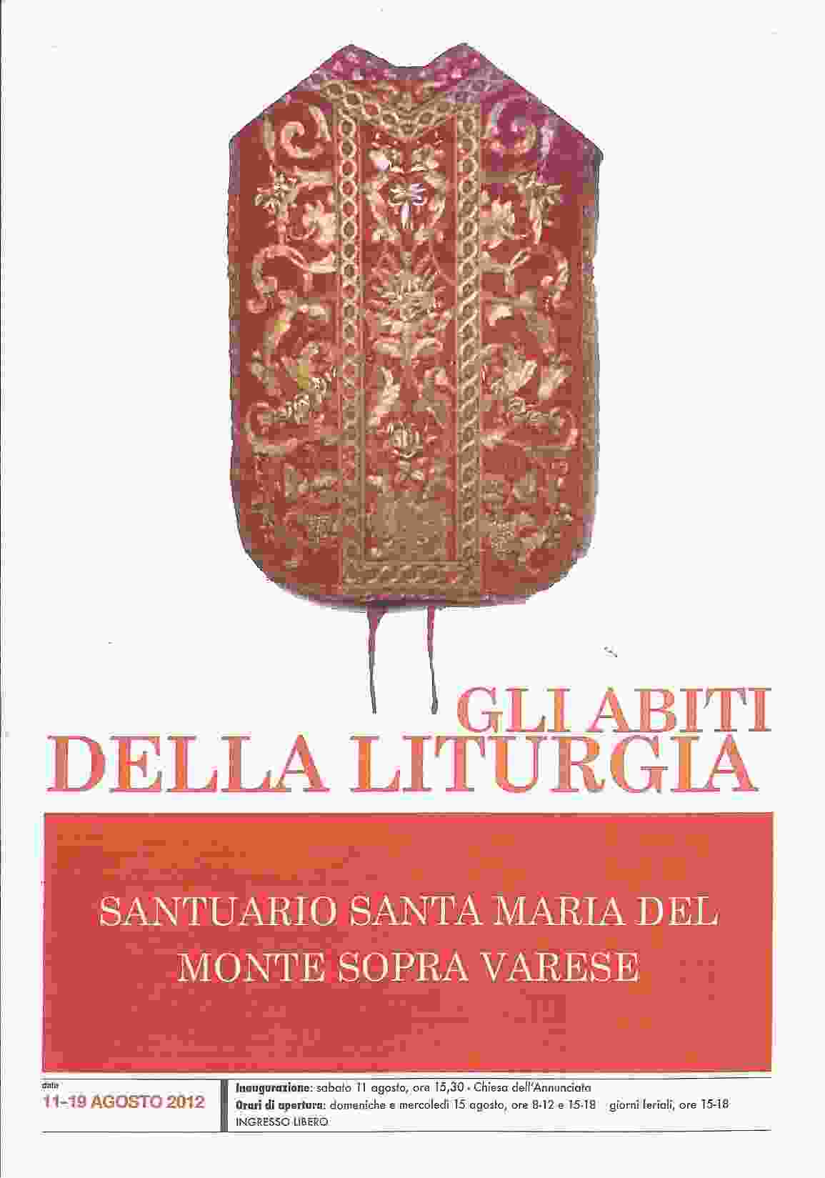 Gli abiti della Liturgia