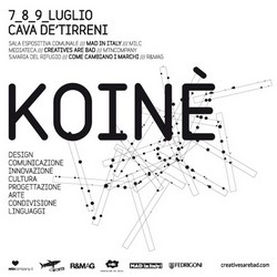 Koinè - 7-8-9 luglio, Cava de’ Tirreni (Sa)